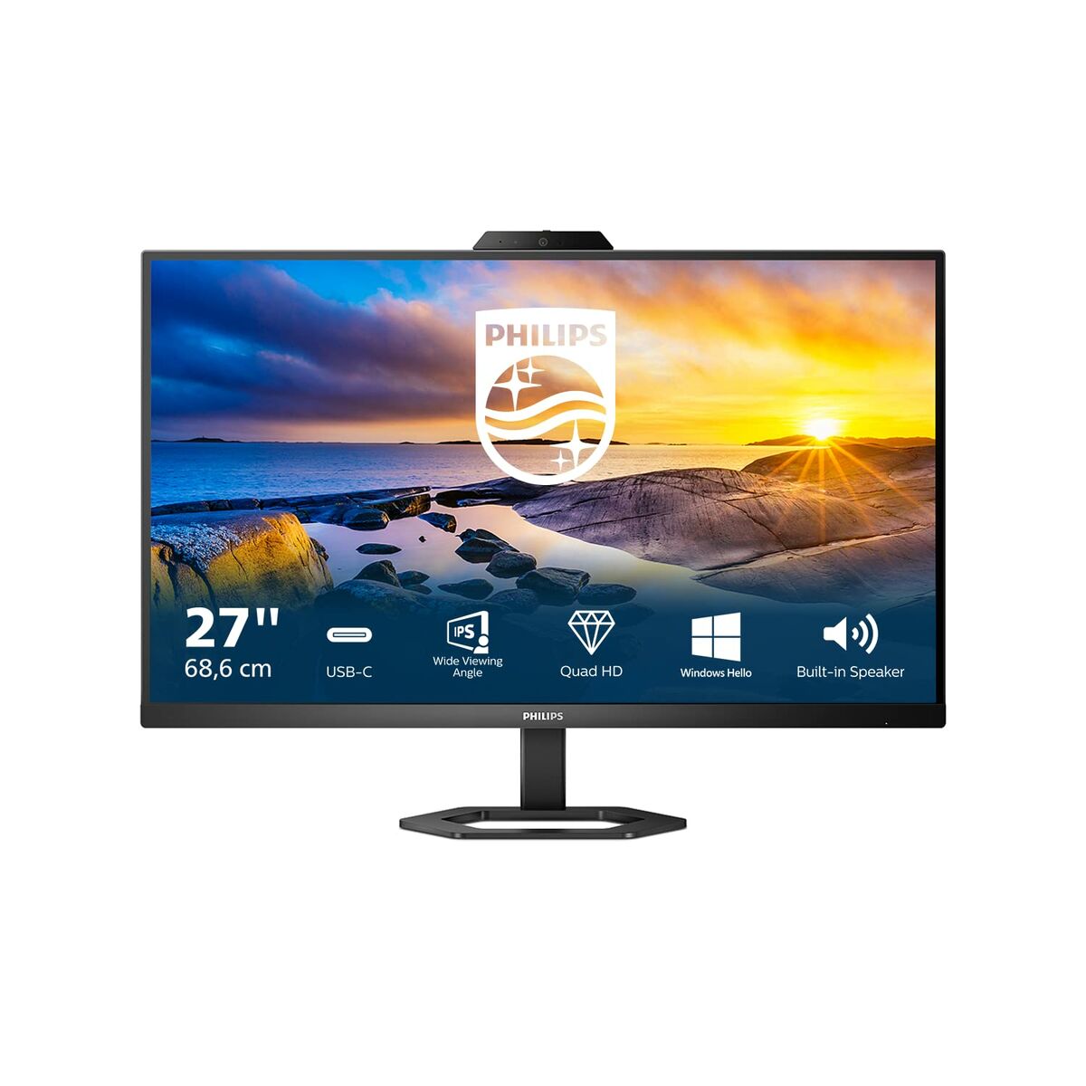 Monitorius Philips 27E1N5600HE/00 QHD 27" IPS LED LCD Flicker free 27"